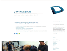 Tablet Screenshot of dyvikdesign.com
